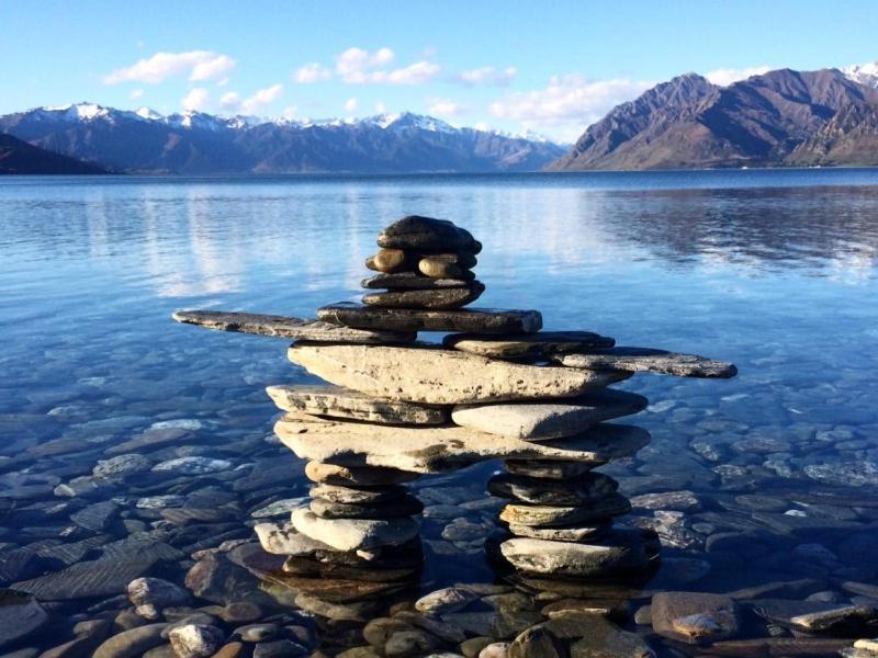 Lakefront Fantail Cottage Lake Hawea, Wanaka מראה חיצוני תמונה