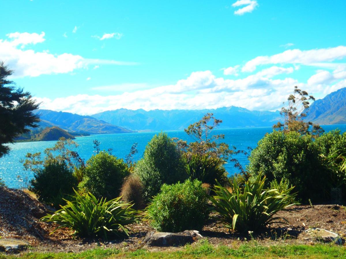 Lakefront Fantail Cottage Lake Hawea, Wanaka מראה חיצוני תמונה